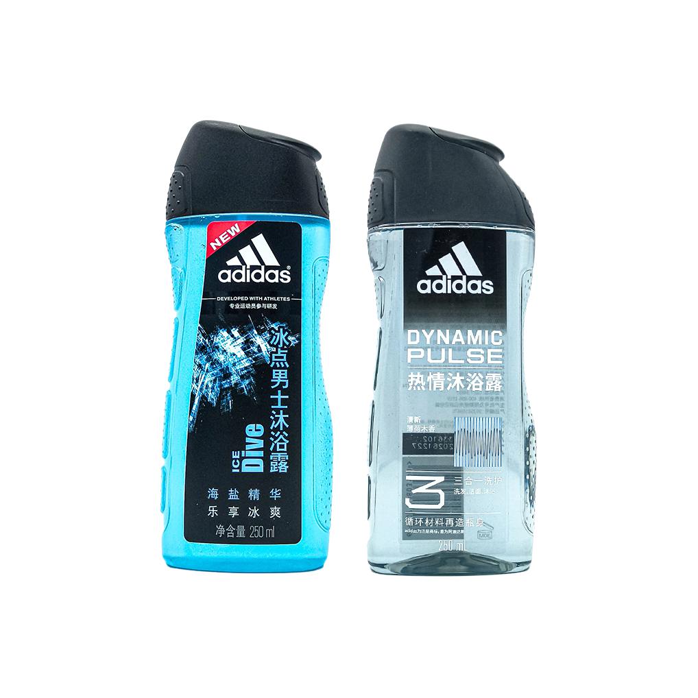 

Улучшенный 3 в 1 гель для душа очищение увлажнение 250мл+250мл Adidas