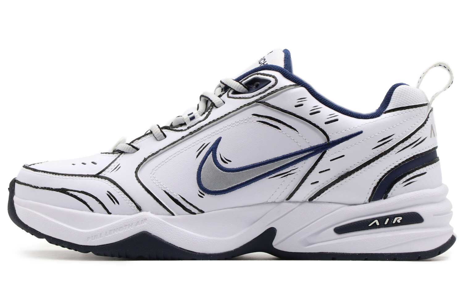 

Кроссовки Nike Air Monarch 4 Chunky Sneakers Unisex Low-Top Black White