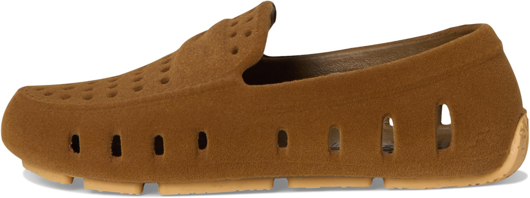 Лоферы Floafers Kids  Prodigy Driver Faux Suede, Dark Mocha/Tan 1 — фото 4