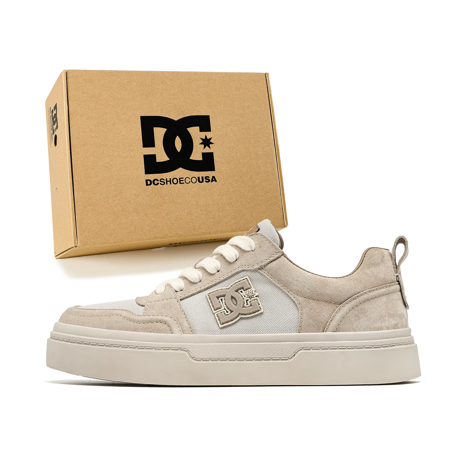 Кроссовки низкие DCSHOES BKLYN Apricot Sand