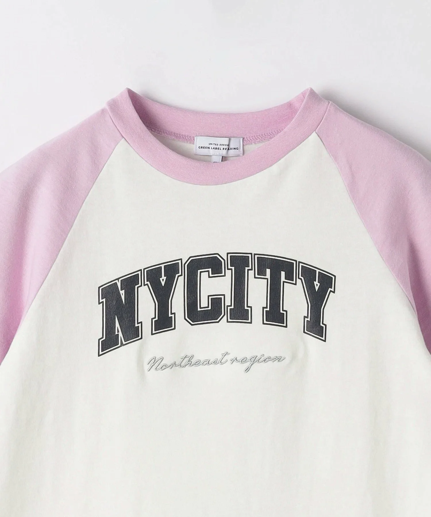 Платье-футболка с рукавами реглан / Детское 100-130 см United Arrows Green Label Relaxing, PINK — фото 3