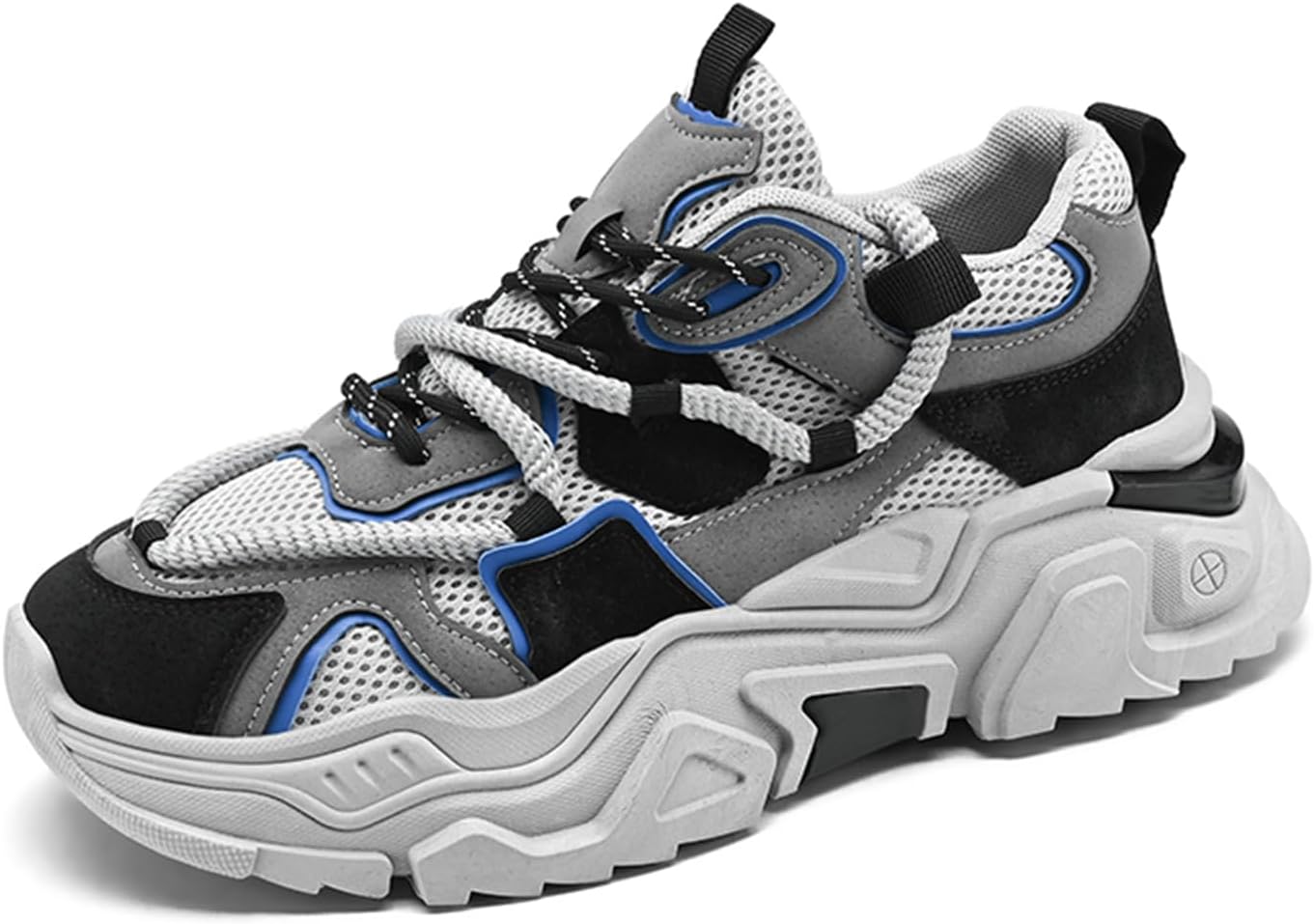 

Модные мужские кроссовки, удобные износостойкие скейтбордические туфли для всех сезонов, кроссовки для тенниса, работы и прогулок Hhhchpm, серый