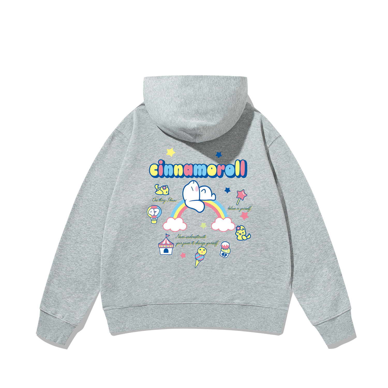 

Свитшот Cinnamoroll Yugui Dog Unisex Sanrio, серый