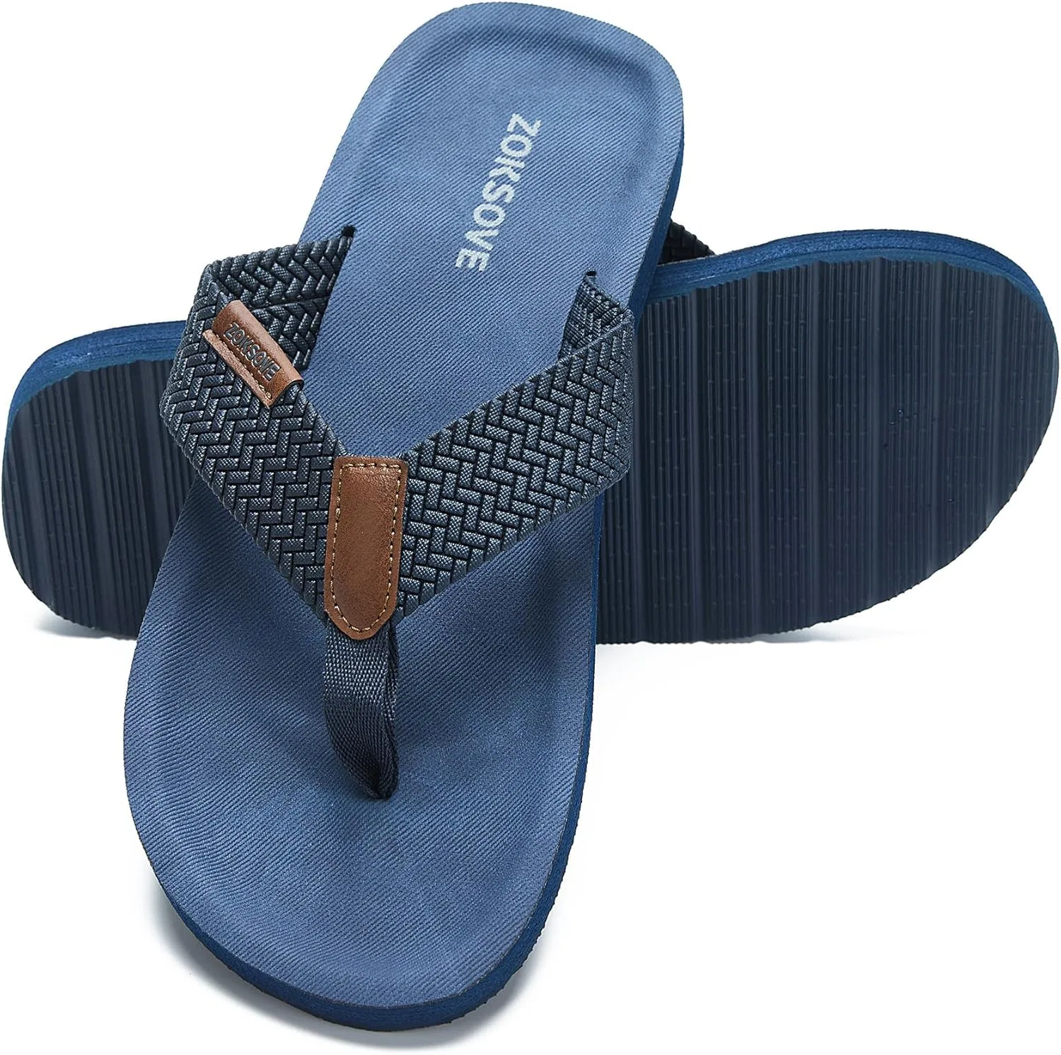 Сандалии быстросохнущие плетеные, Navy Blue ZOKSOVE