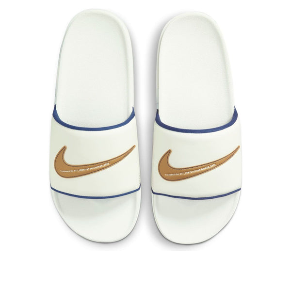 Тапочки offcourt slide 'sail metallic gold' Nike, белый — фото 3