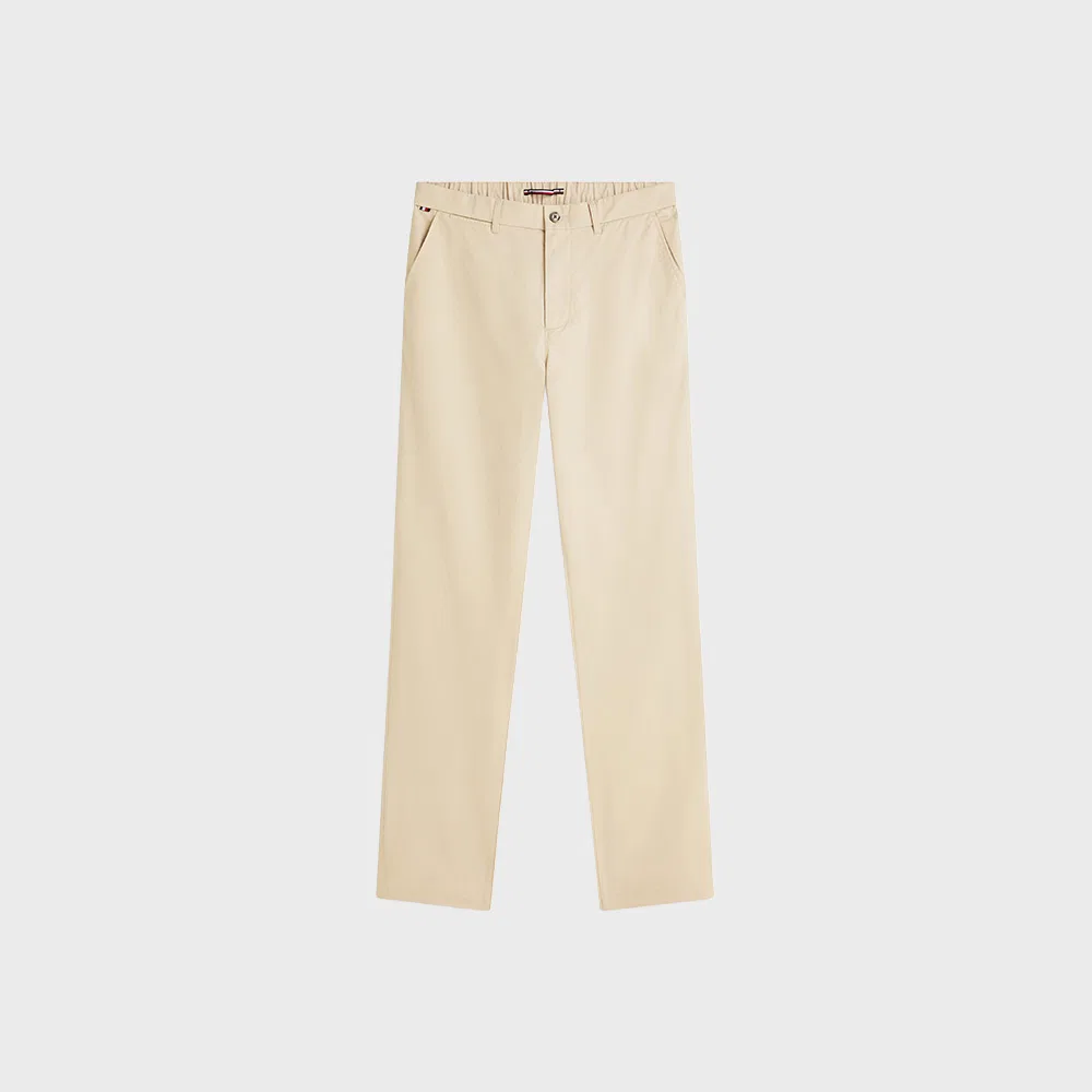 Мужские брюки чинос Denton Fit из поплина цвета кэмел от Tommy Hilfiger