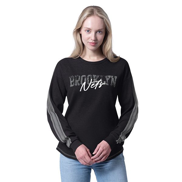 

Женская футболка с длинным рукавом heather black brooklyn nets advantage thermal G-Iii 4Her By Carl Banks, Черный, Женская футболка с длинным рукавом heather black brooklyn nets advantage thermal G-Iii 4Her By Carl Banks