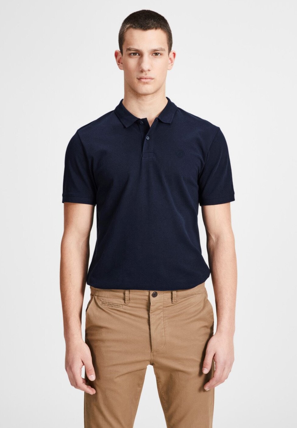 

Рубашка-поло 3 PACK Jack & Jones, цвет navy