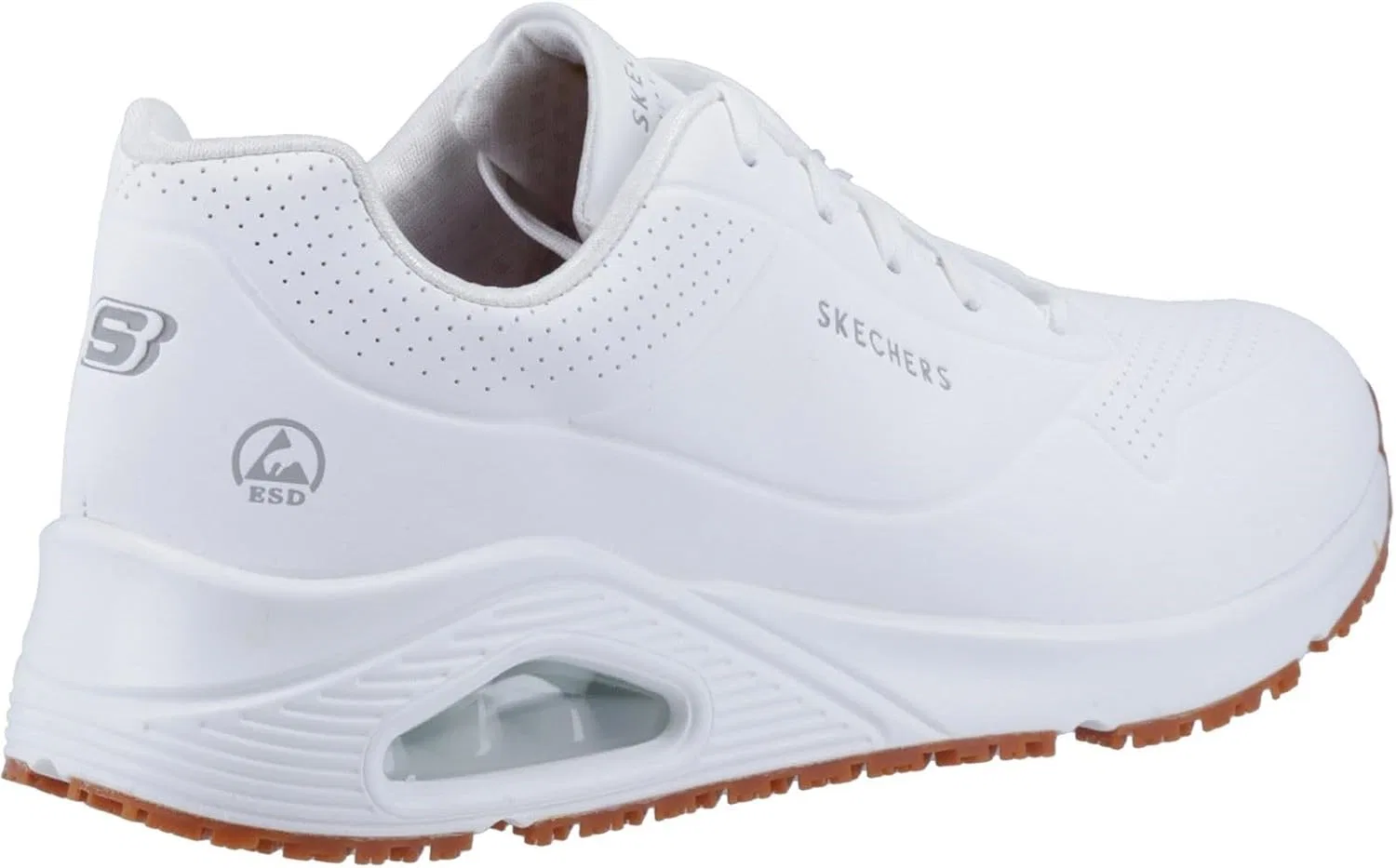 Мужские кроссовки Skechers Uno Sr Sutal, White Synthetic. — фото 4