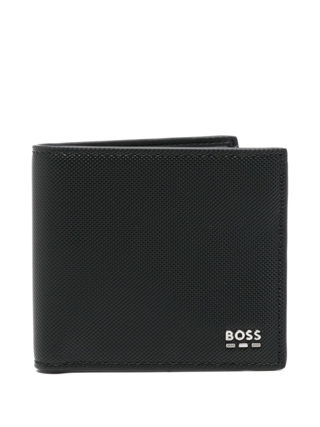 

BOSS фактурный кошелек, черный