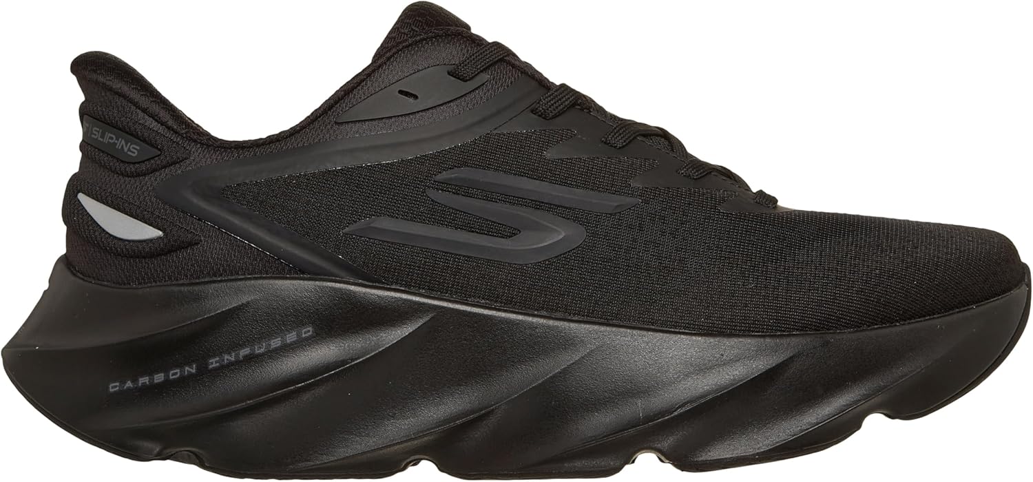 Мужские слипоны Skechers Aero Burst без шнурков, черный — фото 2