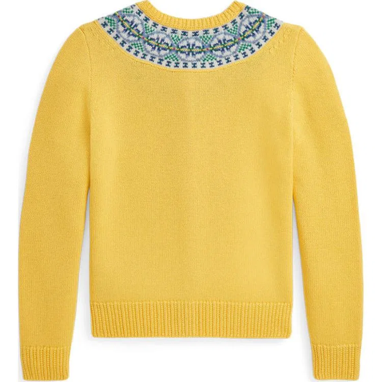 Свитер желтый Polo Ralph Lauren Kids — фото 3