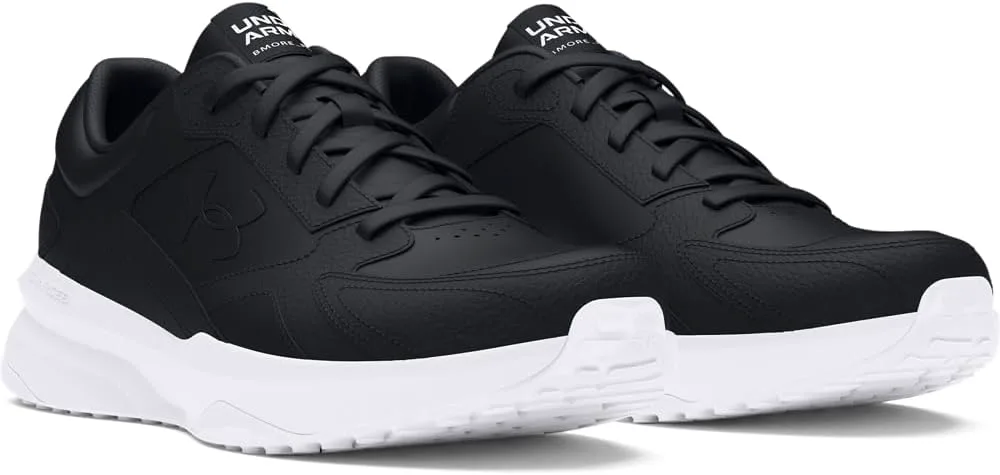 Мужская обувь Under Armour Edge из кожи, черно-белый — фото 4