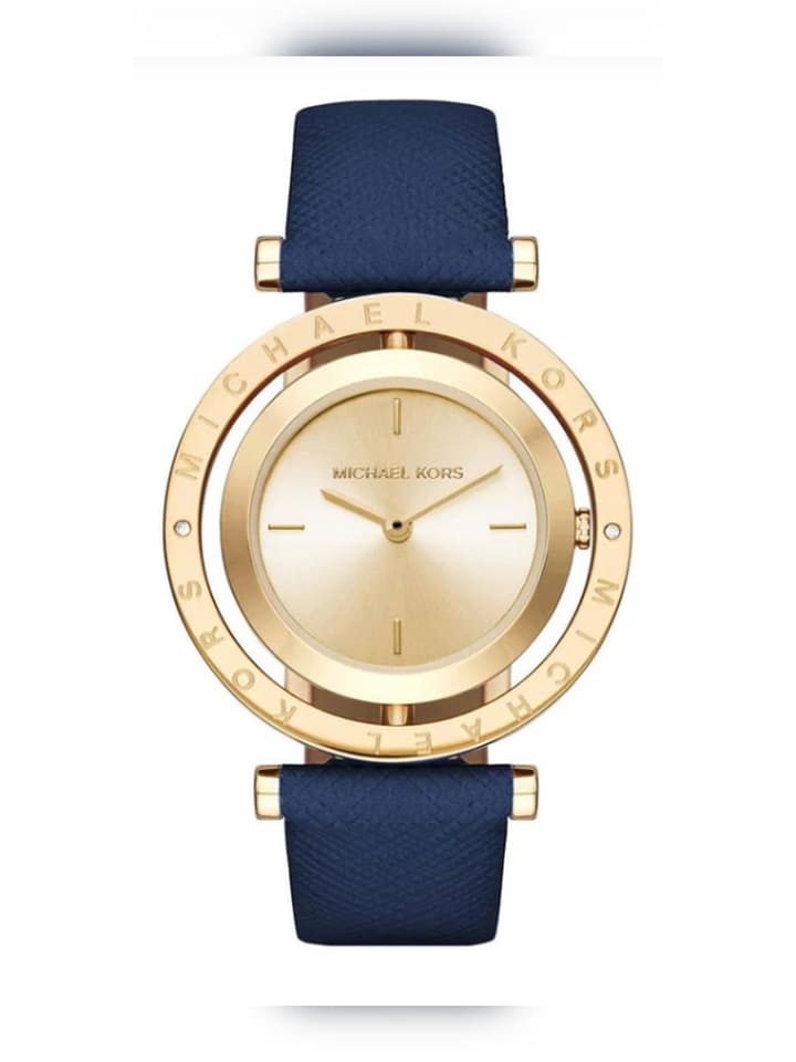 

Michael Kors Женские часы синего цвета, кожаный ремешок, модель: MK2526 Averi Lady