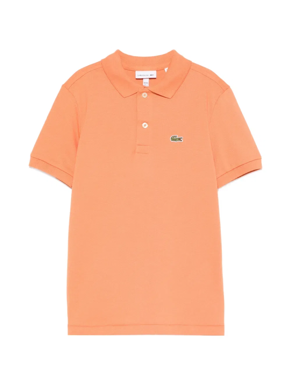 Рубашка поло из пике Lacoste Kids, оранжевый