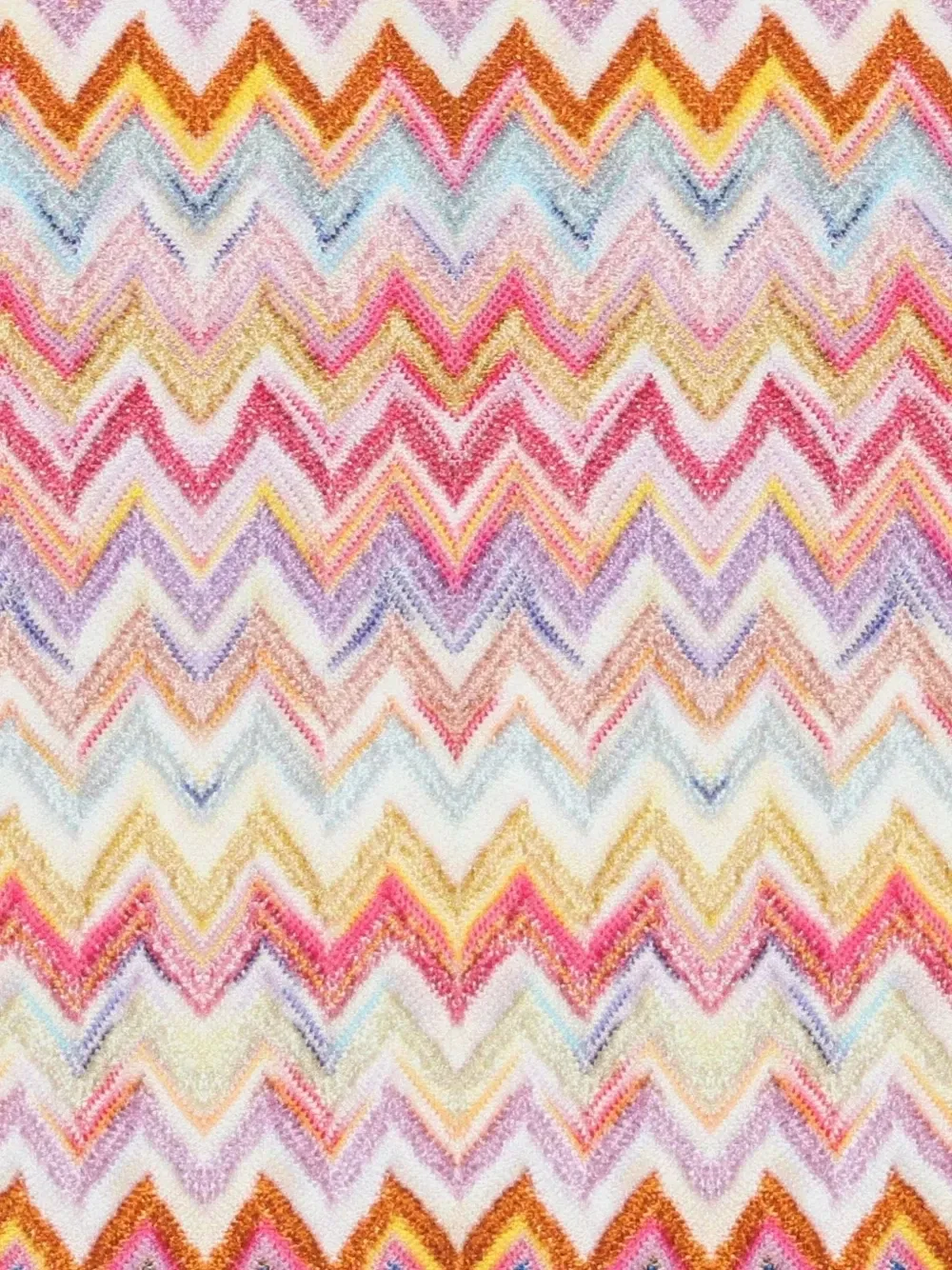 Купальник с узором зигзаг Missoni Kids, белый — фото 3