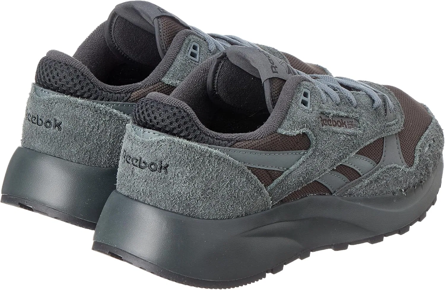 Кроссовки Reebok Unisex Classic Leather 2400, Dark Matter Grey 5 Grey 6 — фото 2