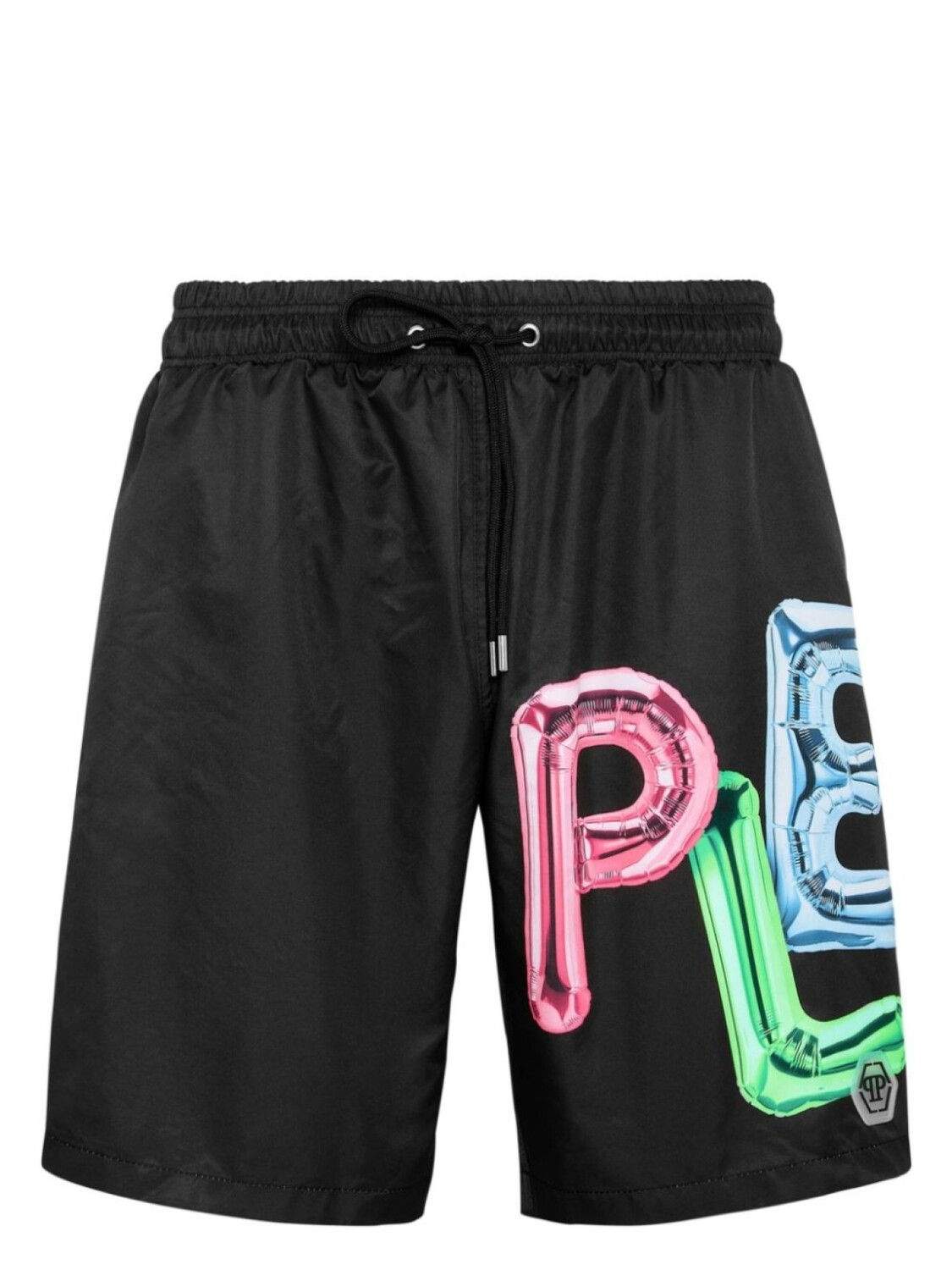 

Philipp Plein плавки-шорты Bombing Graffiti, черный
