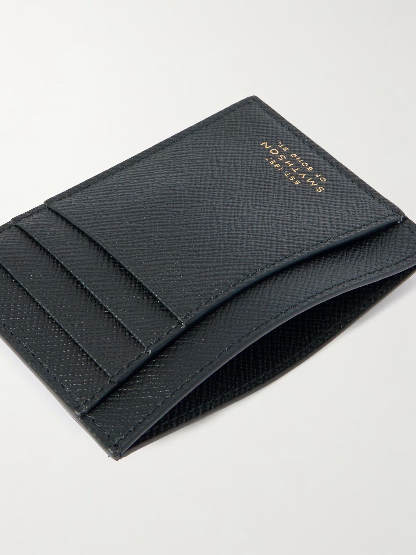 

Визитница Panama CrossGrain из кожи SMYTHSON, синий