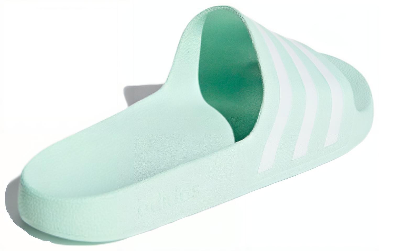 Шлепанцы Adilette Aqua унисекс пастельно-зеленого цвета Adidas — фото 4