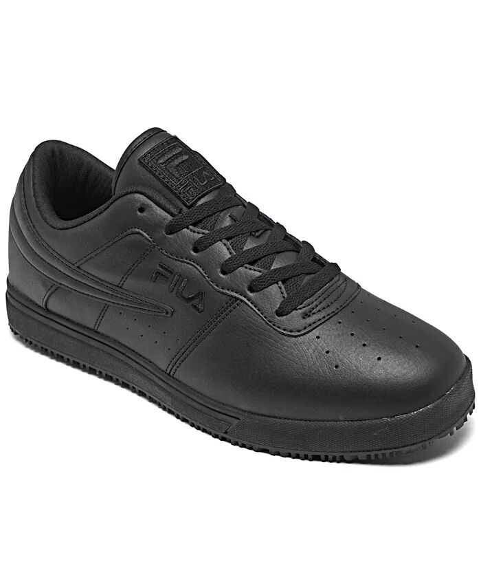 

Мужские рабочие кроссовки Vulc 13 Low с защитой от скольжения от Finish Line Fila, черный