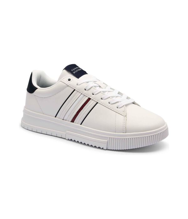 

Кожаные кроссовки Tommy Hilfiger, белый