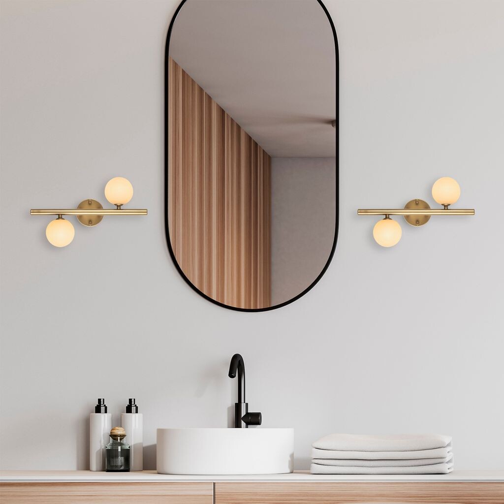 

Opviq, Domino- Domino FLG, золото, настенные светильники, 40 x 12 x 26 см, металлический корпус