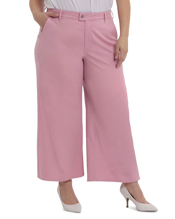 

Высокие укороченные джинсы Mona Trouser NYDJ Plus, розовый