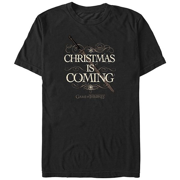 

Футболка Big & Tall Game of Thrones Christmas is Coming Licensed Character