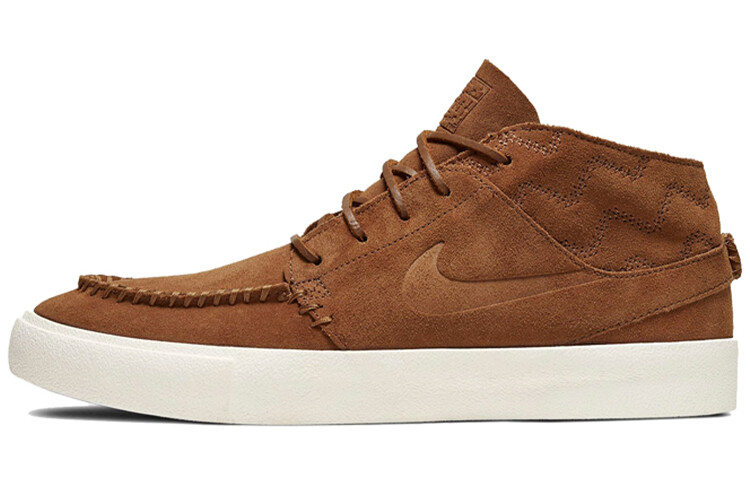 

Кроссовки Nike SB Zoom Stefan Janoski Mid Crafted Sneakers, Коричневый, Кроссовки Nike SB Zoom Stefan Janoski Mid Crafted Sneakers