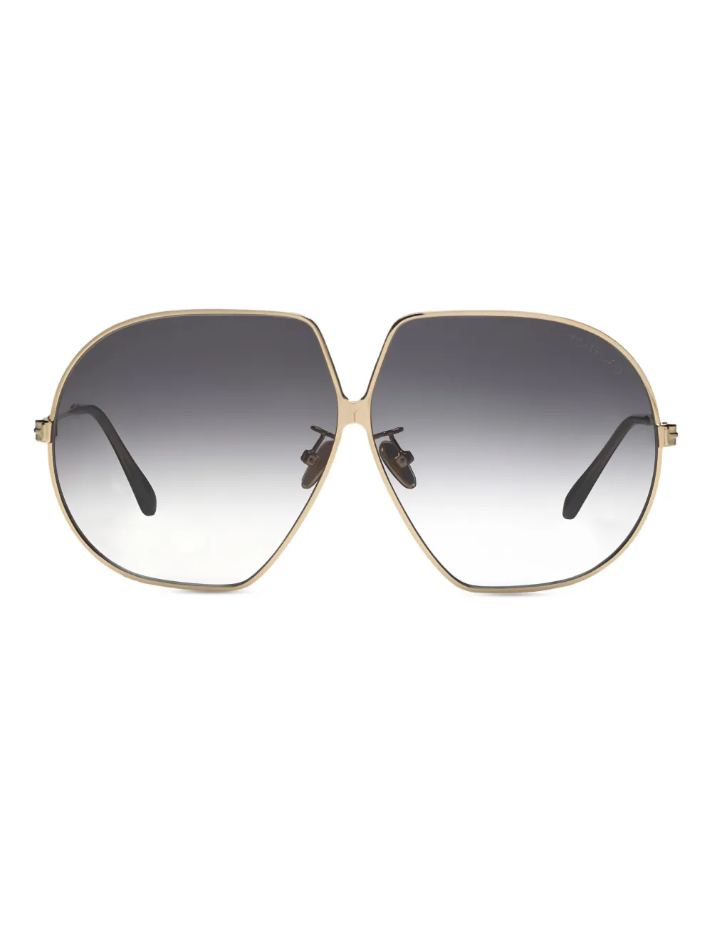 

Солнцезащитные очки в оправе 'бабочка' TOM FORD Eyewear, золотой