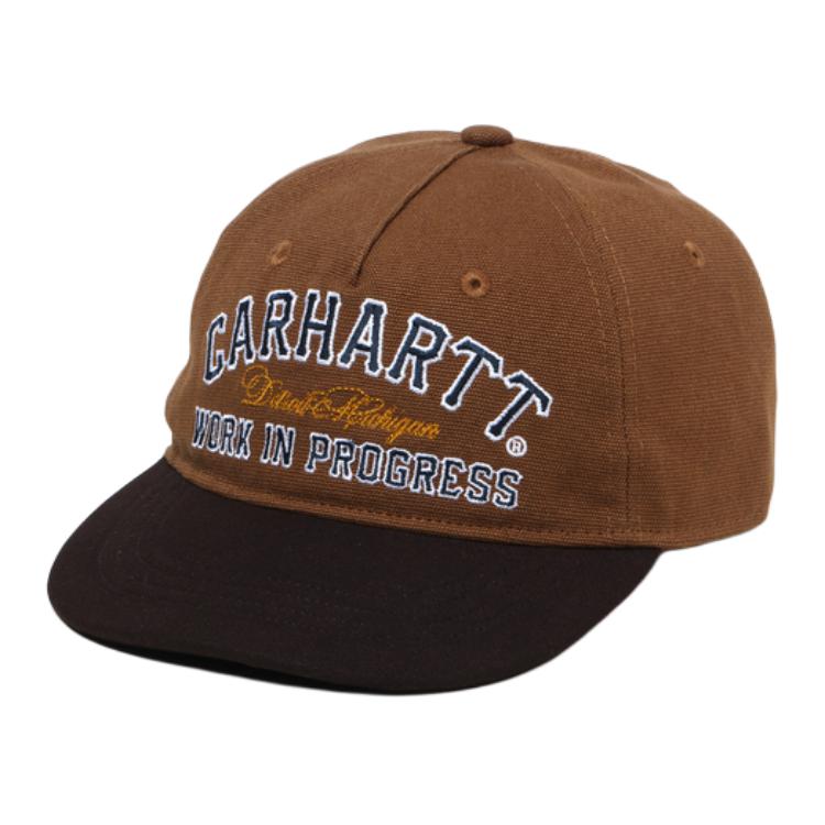 

Carhartt WIP Хлопковая бейсболка унисекс белая, Brown