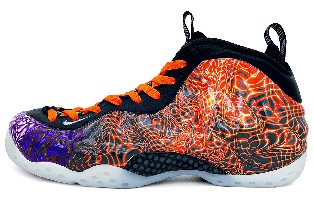 

Кроссовки Nike Foamposite One Vintage Basketball Shoes Unisex Mid-top Blue, красный