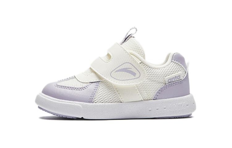 

Кроссовки Anta kids Toddler Shoes TD Low-top White-purple-gray, белый/фиолетовый