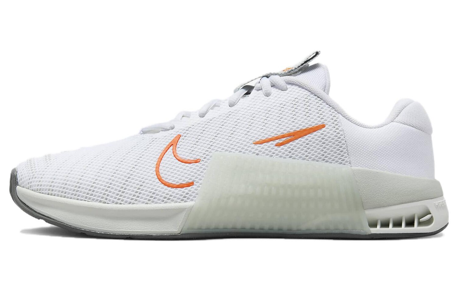 Кроссовки Metcon 9 White Light Silver Bright Madarin Nike