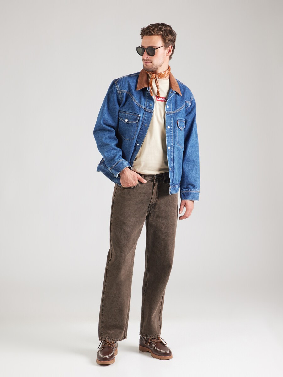 Куртка межсезонная LEVI'S  Western Shorthorn Trucker Jacket, Blue Denim — фото 4
