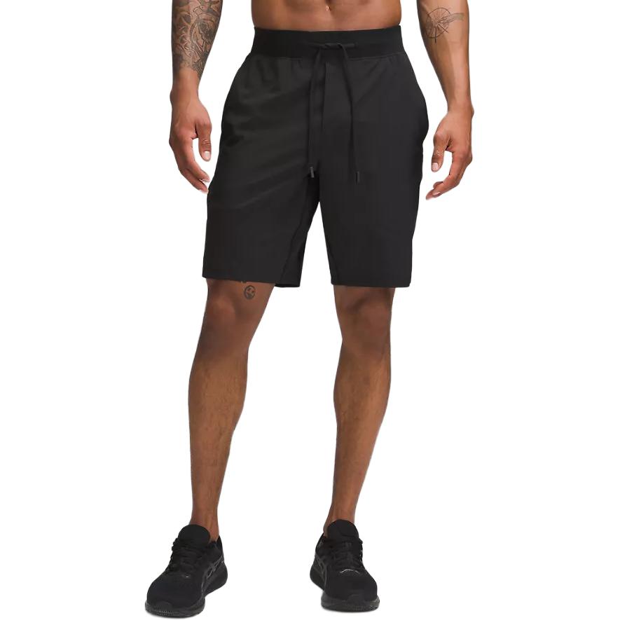 

Короткие повседневные шорты без подкладки длиной 9 футов для мужчин Lululemon, черный