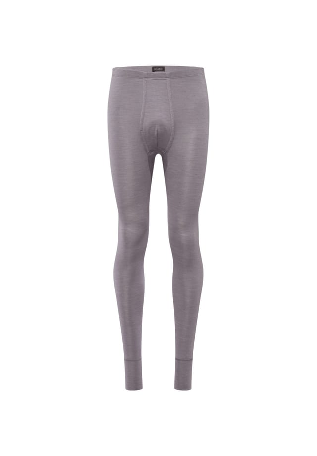 

Длинные трусы шерстяные шелковые Hanro, цвет nordic grey