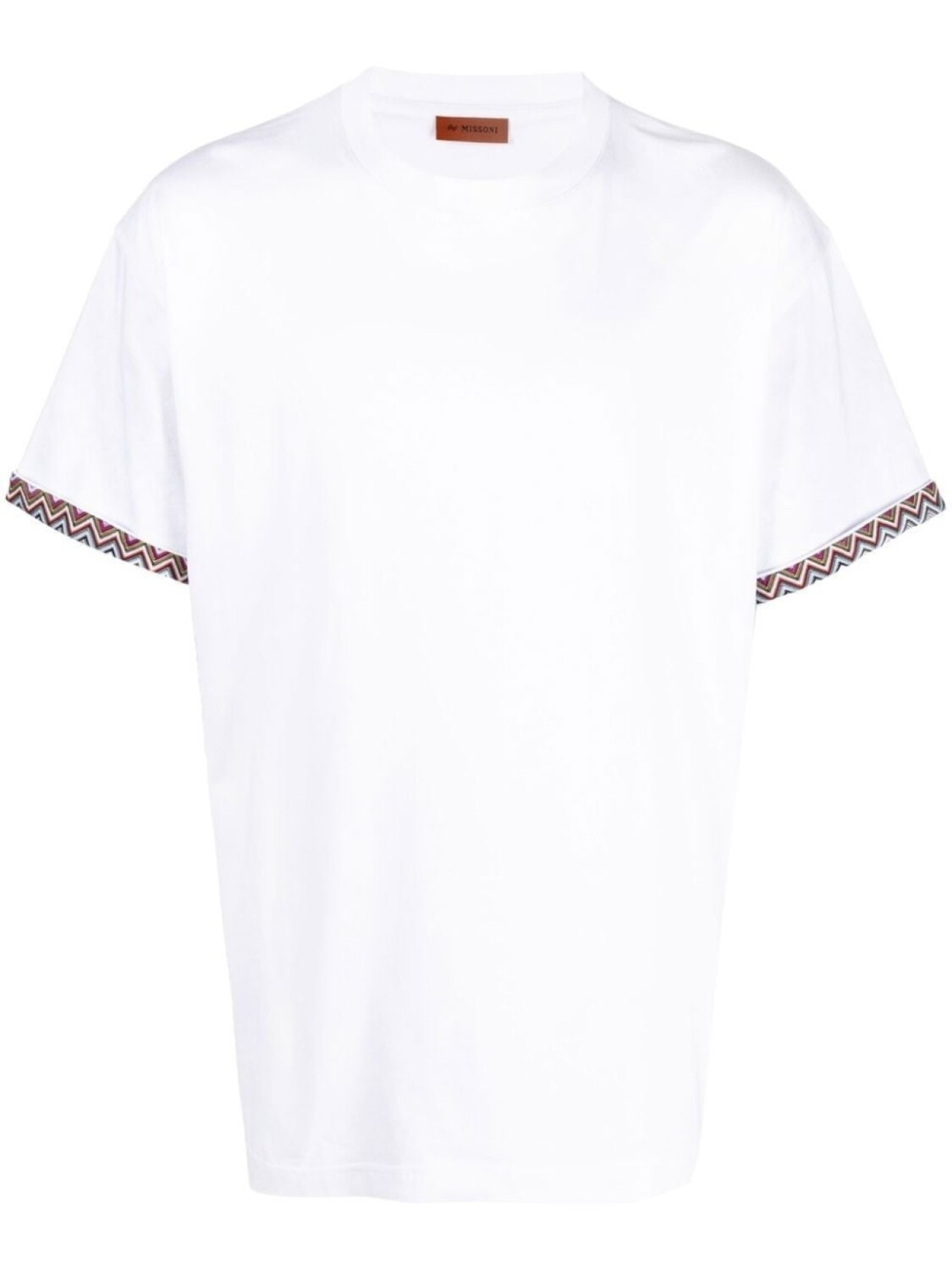 

Missoni футболка с контрастной отделкой, белый