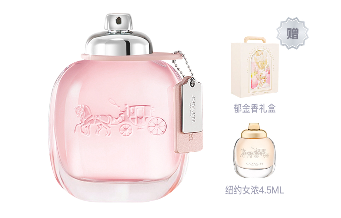 

Женские духи New York Potpourri Accord Eau De Toilette COACH, Coach New York Women's Eau de Toilette 30ml Fog Hidden розовый + New York Concentrate 4.5ml