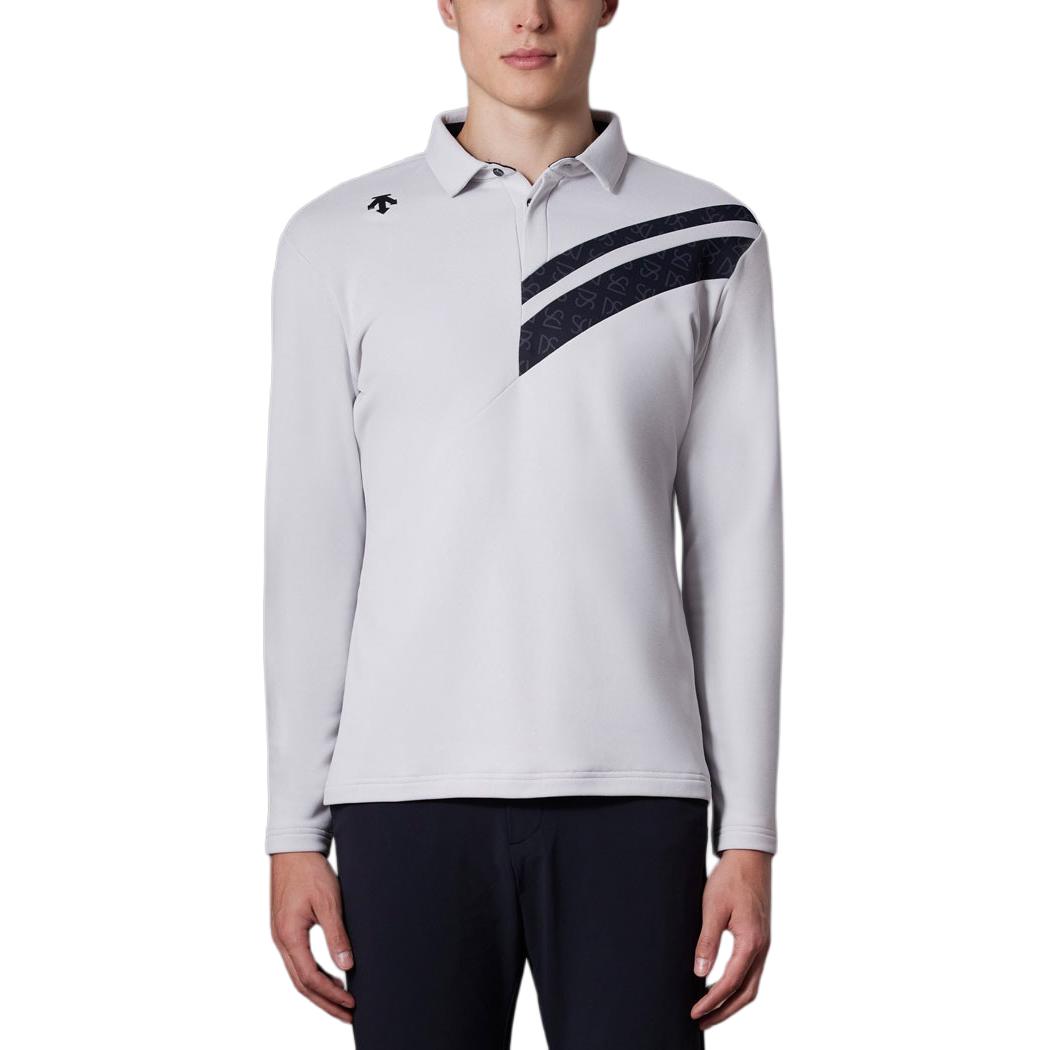 

Мужская поло GOLFHEAT NAVI DESCENTE, светло-серый