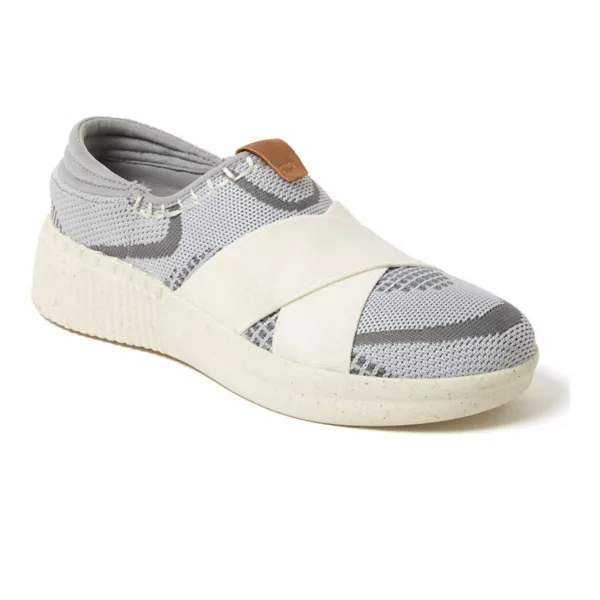 Оригинальные женские кроссовки Livie X Strap с комфортом Dearfoams, цвет light gray