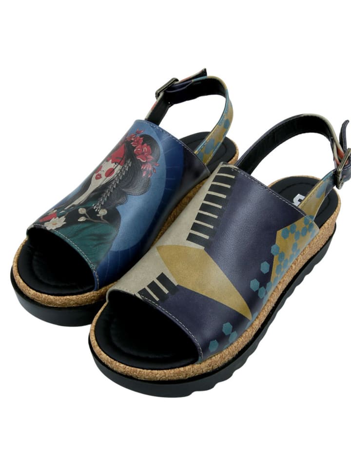 Сандалии на плоской подошве Dogo Gigi Sandalen - Bring Your Colours to Life, синий — фото 2