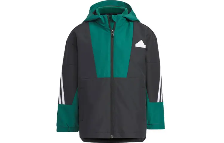 

Куртка Adidas City Escape Two-In-One, черный/зеленый