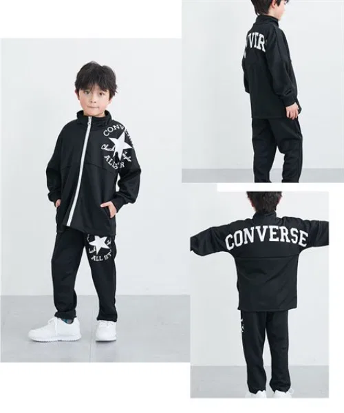 Костюм спортивный CONVERSE Warm Up Suit, серебристо-серый — фото 3