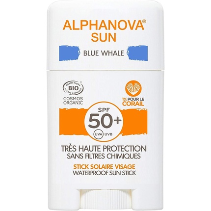 

Alphanova Blue Whale Face Sun Stick SPF50+ Organic 12 г Alphanova Sun