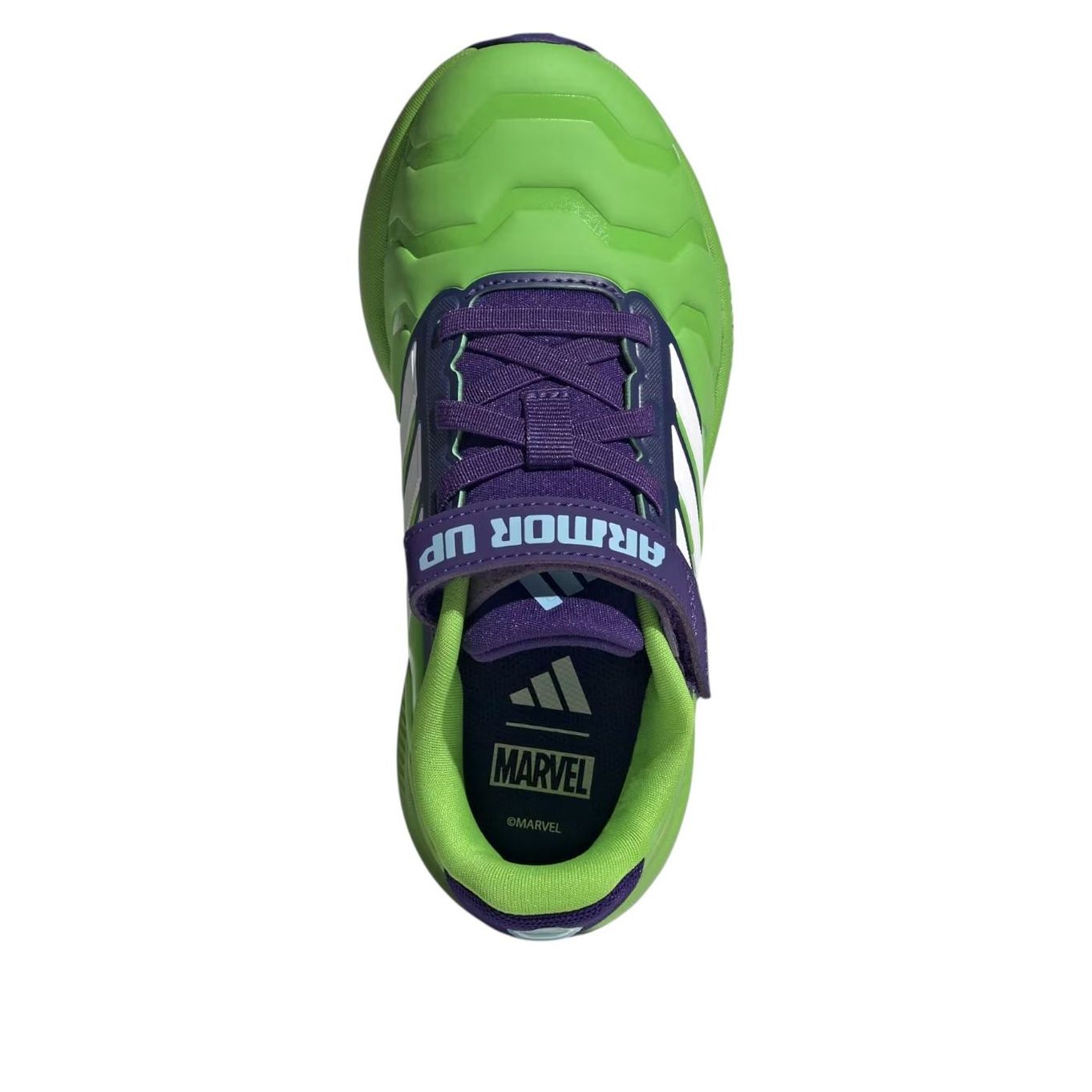 (PS) Adidas x Iron Hulk Runfalcon 5 'Semi Solar Green Cloud White' — фото 3