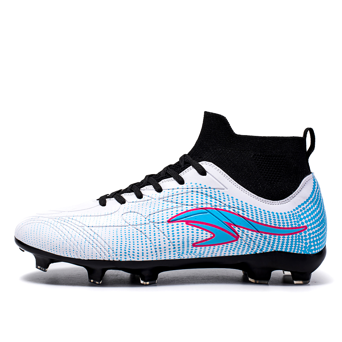 Футболка Unisex Высокие кроссовки Белые SUNAIS, Красные Длинные Шипы — фото 2