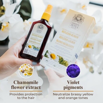 Спрей для осветления светлых волос с экстрактом ромашки Camomila Premium — фото 3