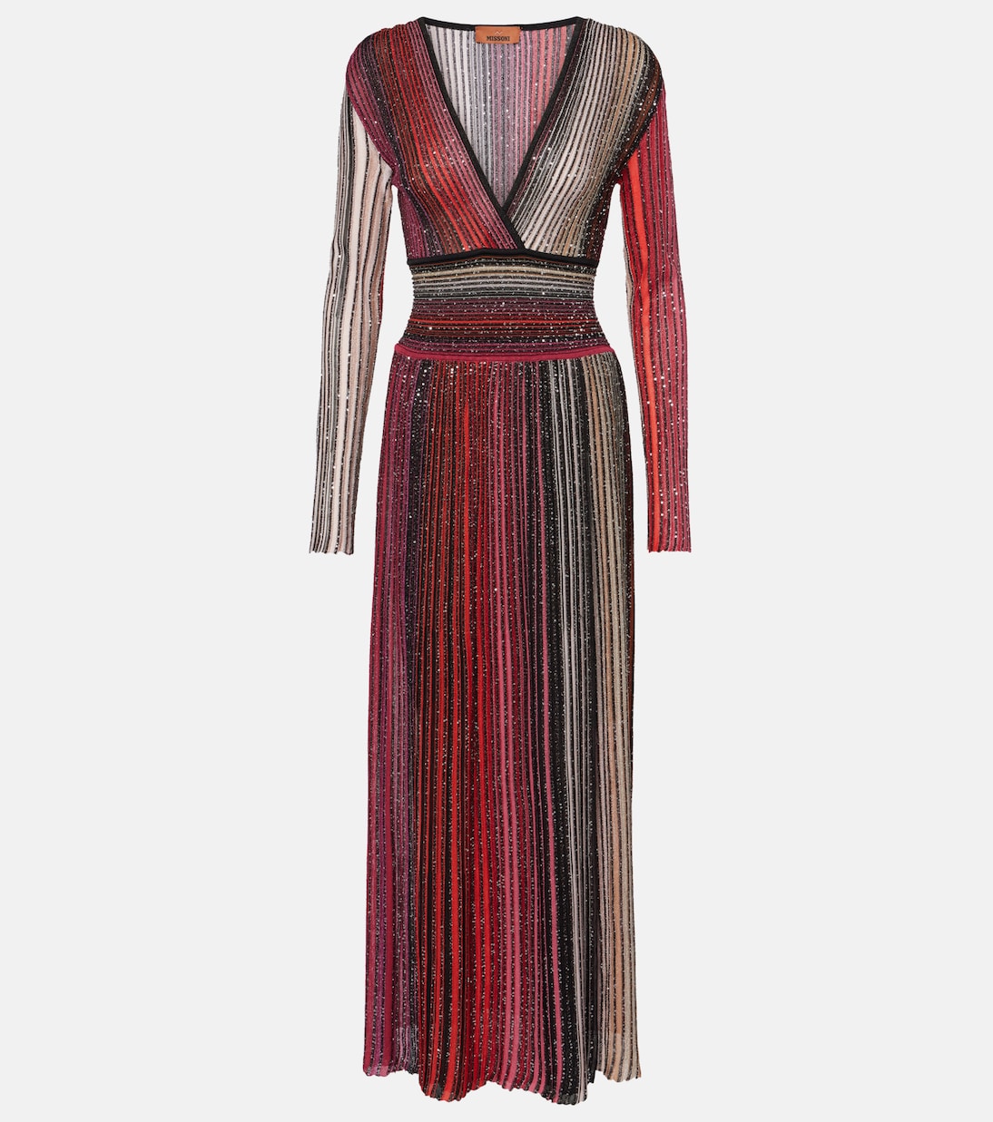 

Платье миди с зигзагом Missoni, Red And Black Tones